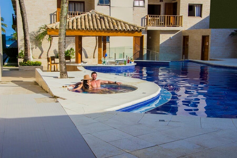 Hotel com piscina Guarujá